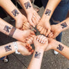 Multi 250 Years of America With Eagles - In God We Trust Party Tattoos Favors LM32 897813