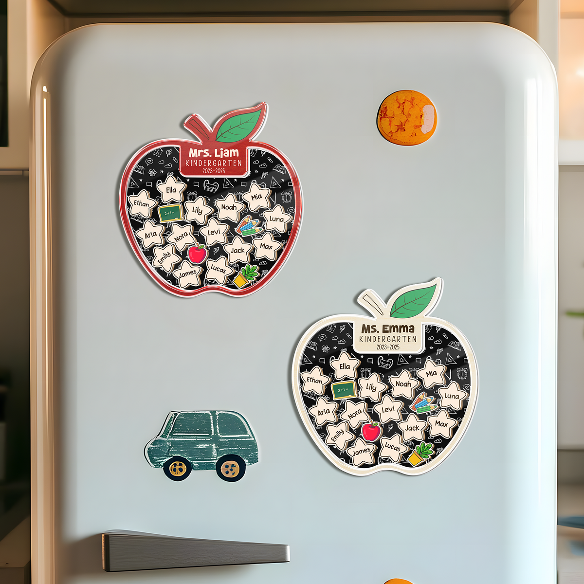 Personalized Teacher Appreciation Acrylic Apple Shaking Magnet Gift From Students, Back To School Gift HO82 894280