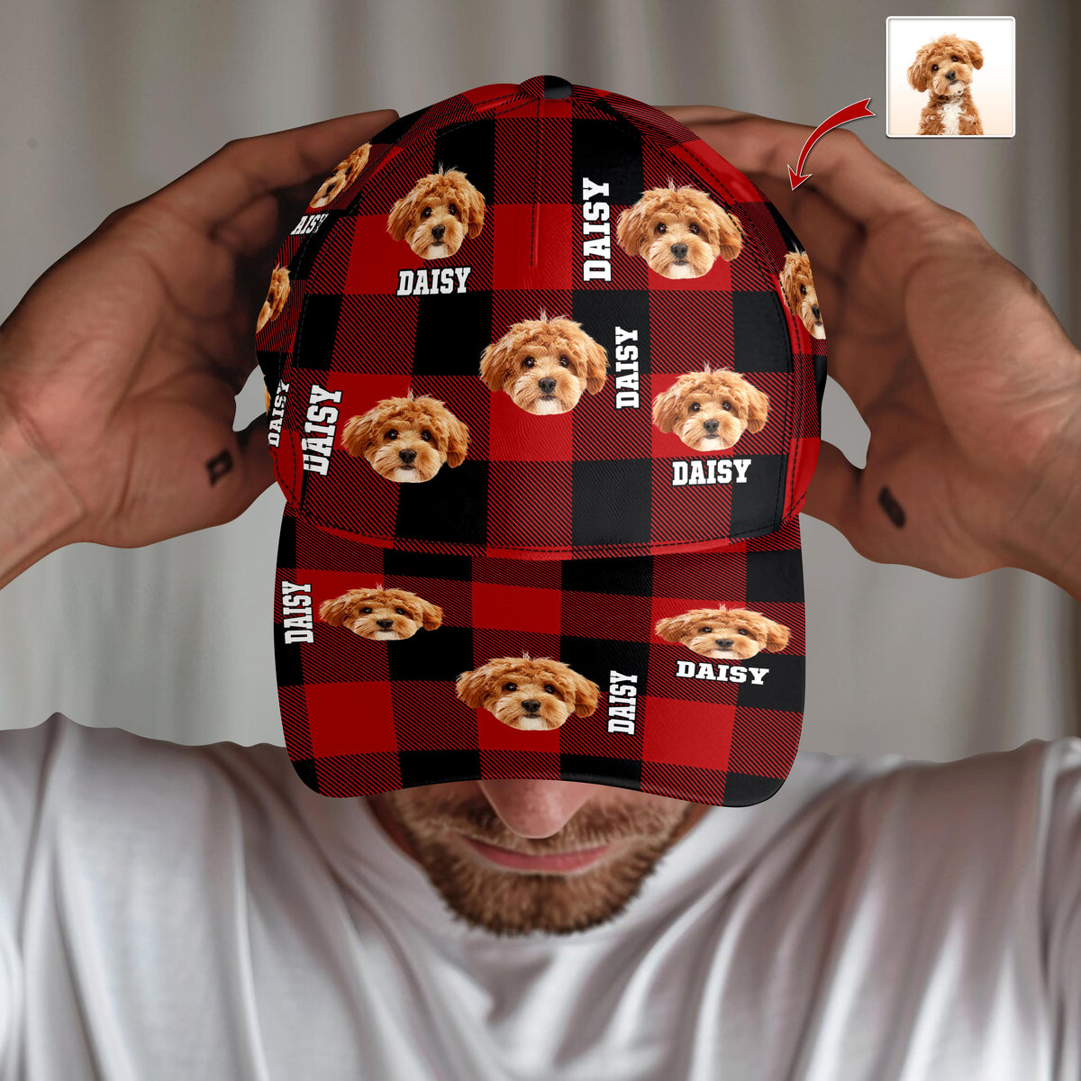 Custom Photo Name Dog Cat Classic Cap TH10 894367