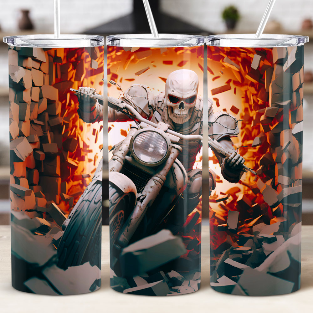 Skeleton Halloween Skinny Tumbler HO82 894954