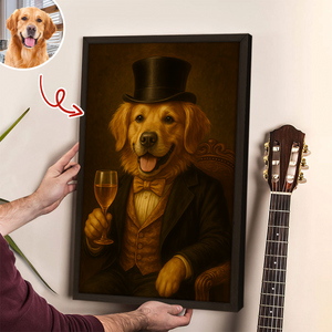 Custom Photo Fine Dog Finer Wine Poster Gift For Dog Lovers HO82 894584