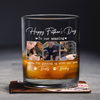 Custom Photo Happy Father's Day To My Amazing Dad Dog Rock Glass HA75 892462