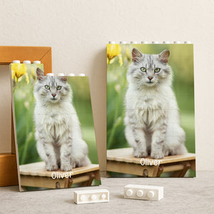 Custom Dog Cat Photo Rectangle Building Brick Blocks Gift For Dog Cat Lovers HA75 892514