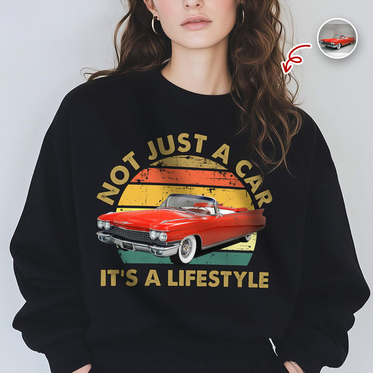 Not Just A Car, It's A Lifestyle Custom Car Photo Retro Dark Shirt CH07 896570