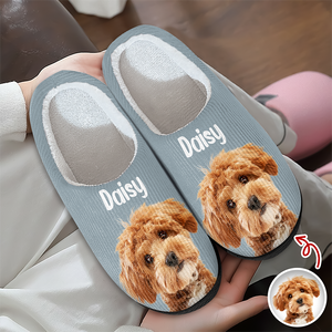 Custom Photo Dog Cat Pet Slippers Gift For Pet Owner HA75 892996