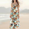 Custom Cat Photo Tropical Summer Pattern Cami Maxi Dress HO82 902398