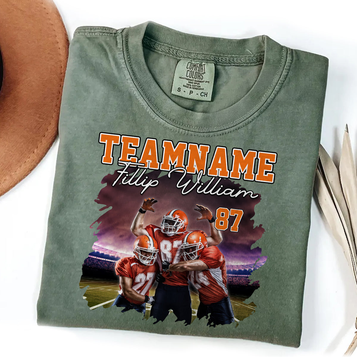 Custom Photo Bootleg Rap Tee Football Comfort Shirt CH07 899458