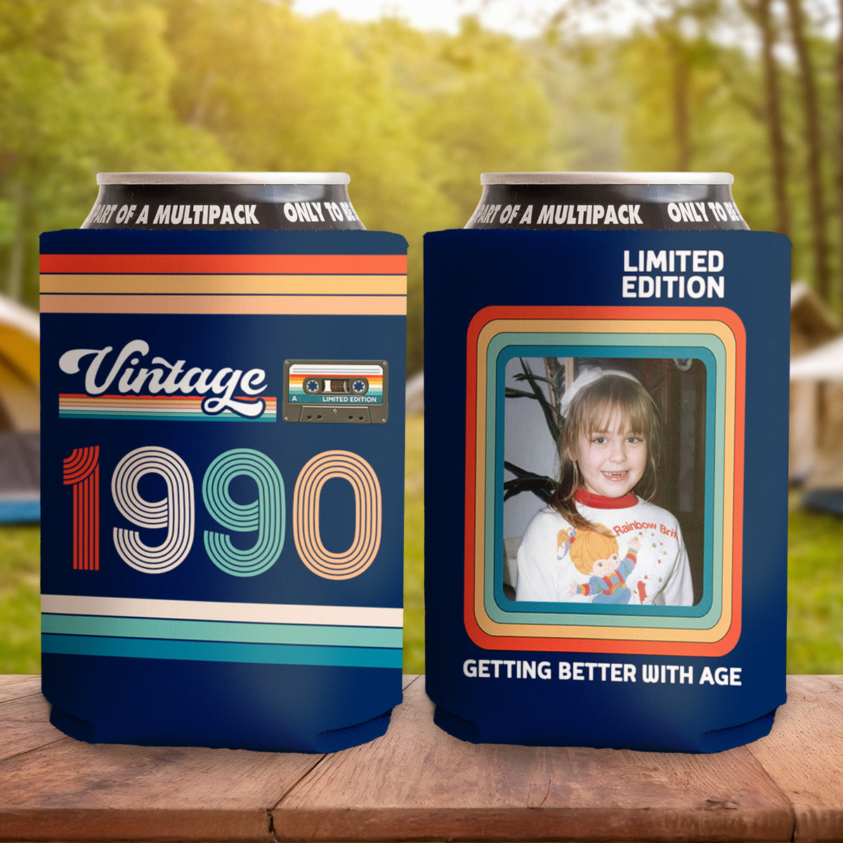 Custom Photo Getting Better With Age Can Cooler - Personalized Birthday Gift LM32 899903