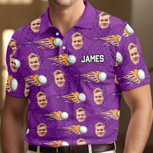 Custom Face Polo Shirt Gift for Golfer CH07 910080