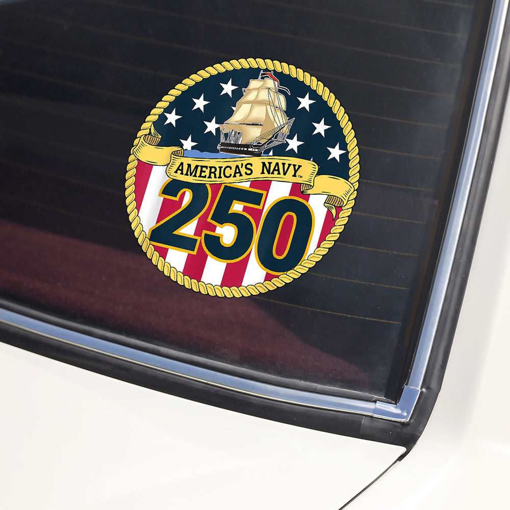 United States Navy 250th Car Sticker HO82 900736