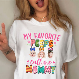 Custom Photo My Favorite People Call Me Grandma For Easter Day Shirt HA75 891946