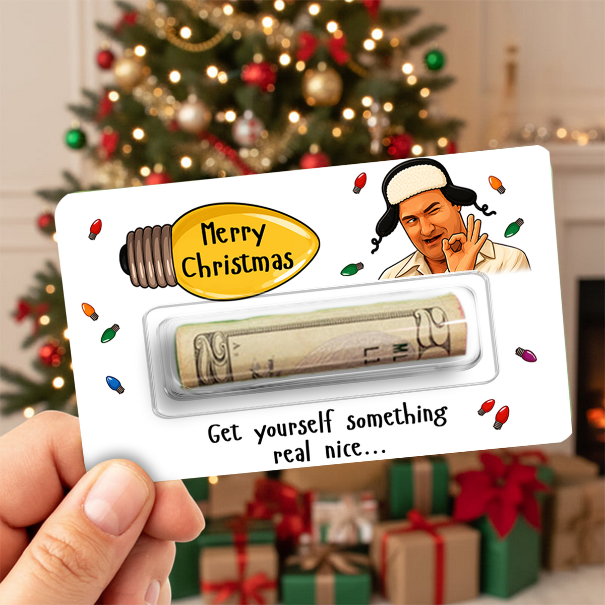 Cousin Eddie Money Holder Card – Funny Christmas Cash Gift Holder CH07 180488