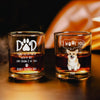 Custom Photo Thanks Dad We Woof You Print Whiskey Glass Father's Day Gift HA75 892248