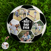 Custom Photo Best Coach Ever Best Dad Ever Soccer Ball - Gift For Dad, Father's Day, Soccer Lovers HO82 902724