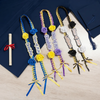 Personalized Class of 2026 Rose Rhinestone Two-Colored Braided Graduation Ribbon Lei with Texts Graduation Party Decor Gift for Graduates TH10 898335