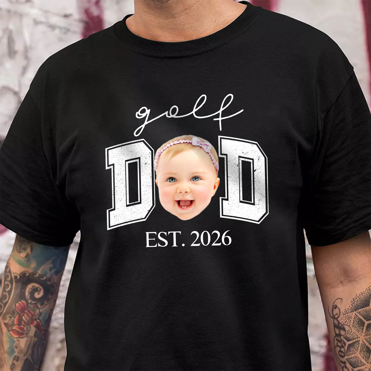 Custom Photo Golf Dad Dark Shirt - Personalized Father’s Day Gift TH10 169841