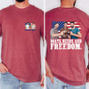 Custom Photo Boats, Hoes and Freedom 4th Of July America Flag Comfort Shirt TH10 170253