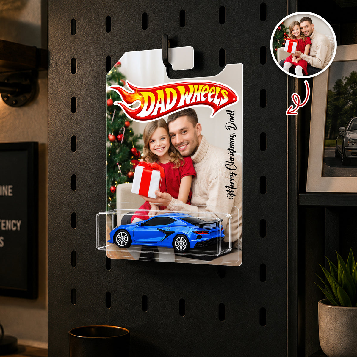Personalized Merry Christmas Dad Wheels Packaging for Dad, Xmas Custom Collector Gift HO82 903178