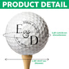 Personalized Wedding Golf Ball for Couples, Golf Lover Gift CH07 180282