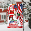 Custom Family Name We Wish You Ameri Christmas Garden Flag TH10 171065