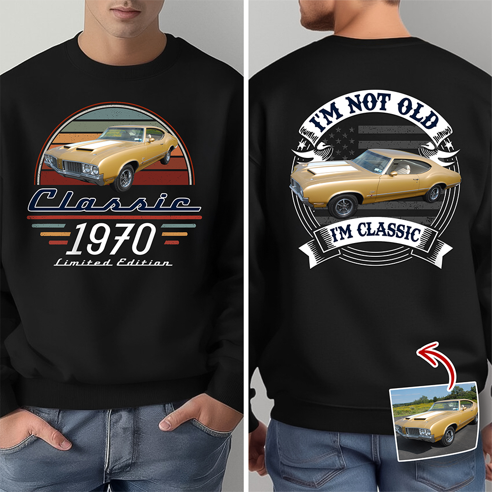 Custom Car Photo This Is How I Roll Back And Front Dark Shirt - Personalized Gifts For Dad, Grandpa, Family, Yourself CH07 180008