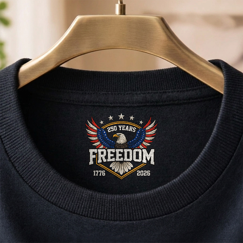 250 Years of Freedom 1776–2026 Anniversary Neck Print Shirt Patriotic Gift CH07 910920