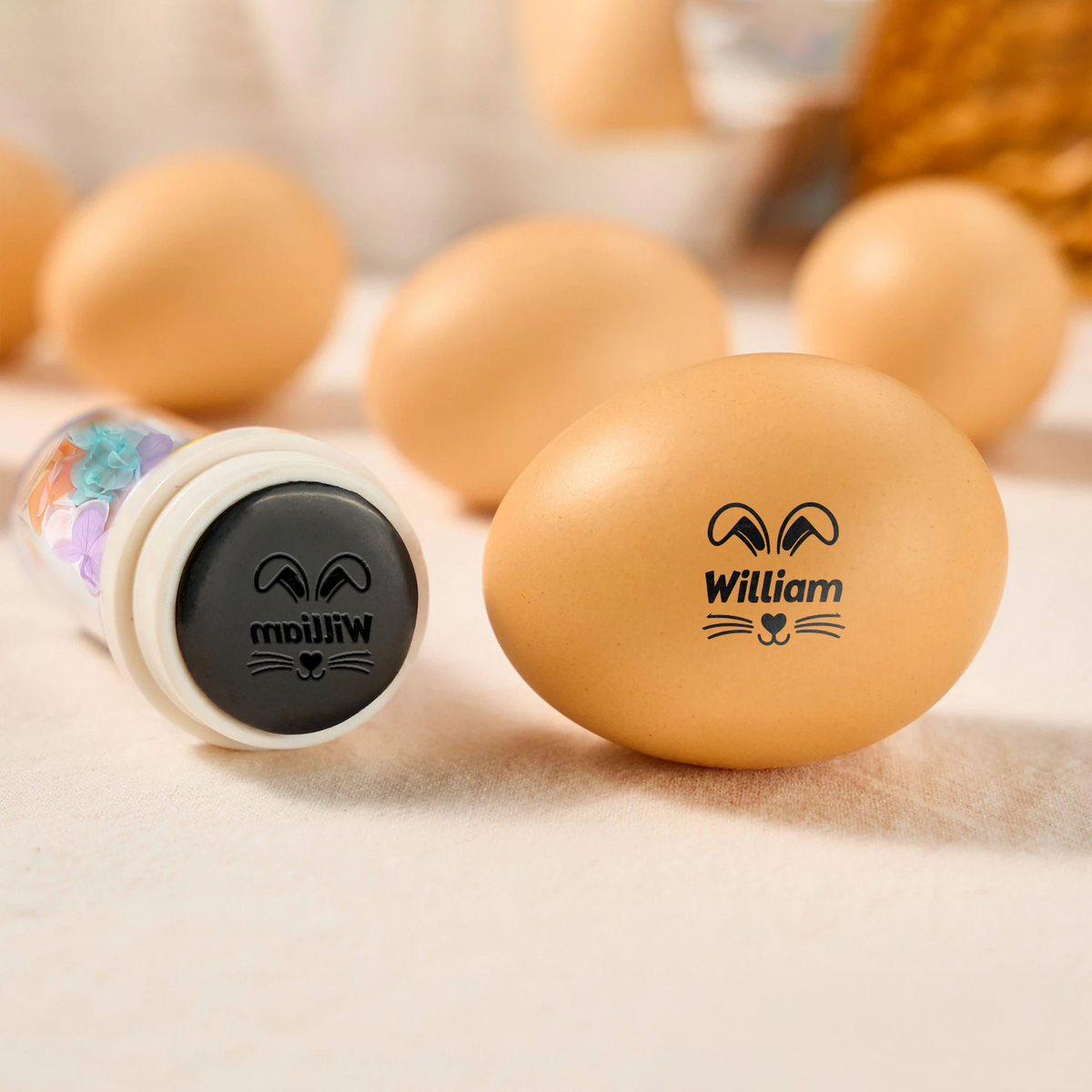 Personalized Name Baby First Easter Egg Stamp Gift For Kids, Easter Gifts LM32 897783