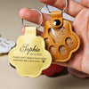 Custom Name Forever In My Heart Memorial Leather Paw Keychain LM32 895731