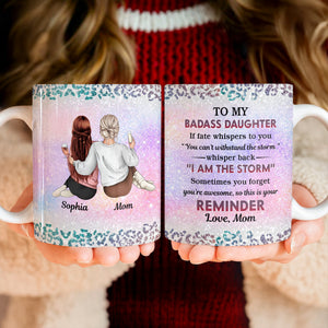 From Mom To Badass Daughter Personalized Print Full Mug HA75 897164