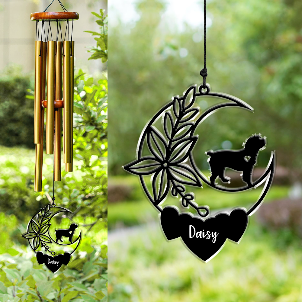 Personalized Dog Memorial Acrylic Wind Chimes For Dog Lovers LM32 893849