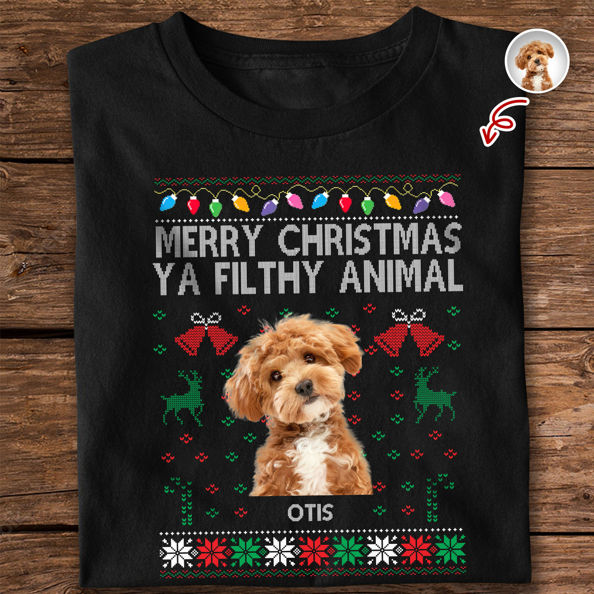 Merry Christmas Ya Filthy Animal Personalized Shirt, Christmas Gift For Dog Lover, Cat Lover HO82 894620