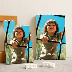 Custom Family Photo Rectangle Building Brick Blocks Father's Day Gift HA75 892386