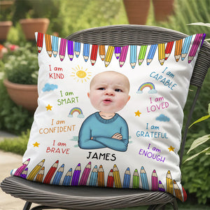 Custom Face Photo Pillow Gift For Kids TH10 894227
