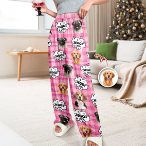 Custom Photo I Woof You - Personalized Sweatpants Gift For Dog Lovers HO82 894388