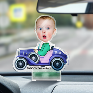 Custom Face Bobblehead Car Dashboard Decoration Gift For Dad Shaking Head HO82 893842