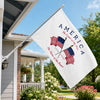 America The Land Of The Free House Flag TH10 170227