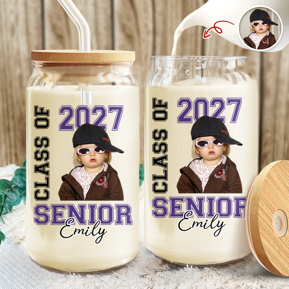 Custom Photo Senior 2027 Back To School Gift For Senior Students HA75 922092