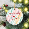 Personalized Auntie Ceramic Ornament Holiday Keepsake, Wedding Christmas Tree Decoration TH10 170667