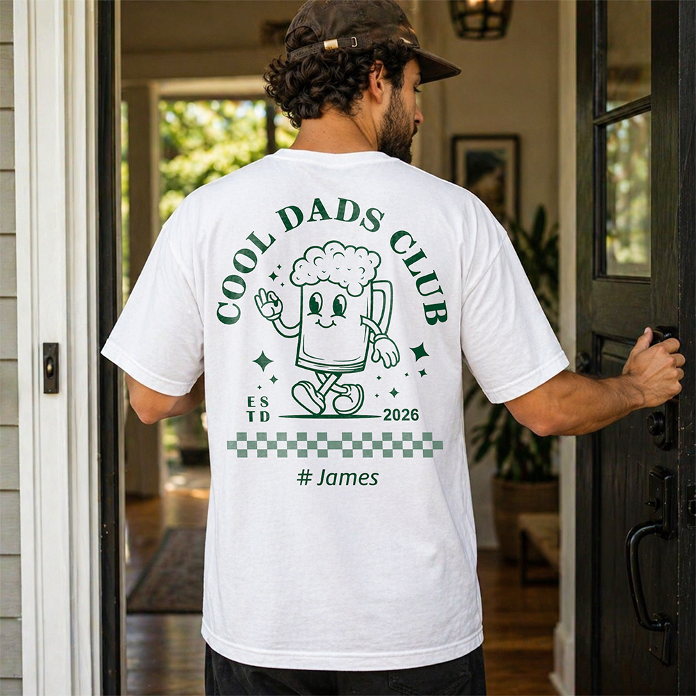 Custom Name Cool Dads Club Back Shirt - Personalized Father’s Day Gift HO82 902434