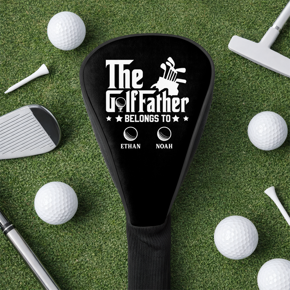 Custom Kid Names The GolfFather Belongs To Golf Head Cover CH07 911282