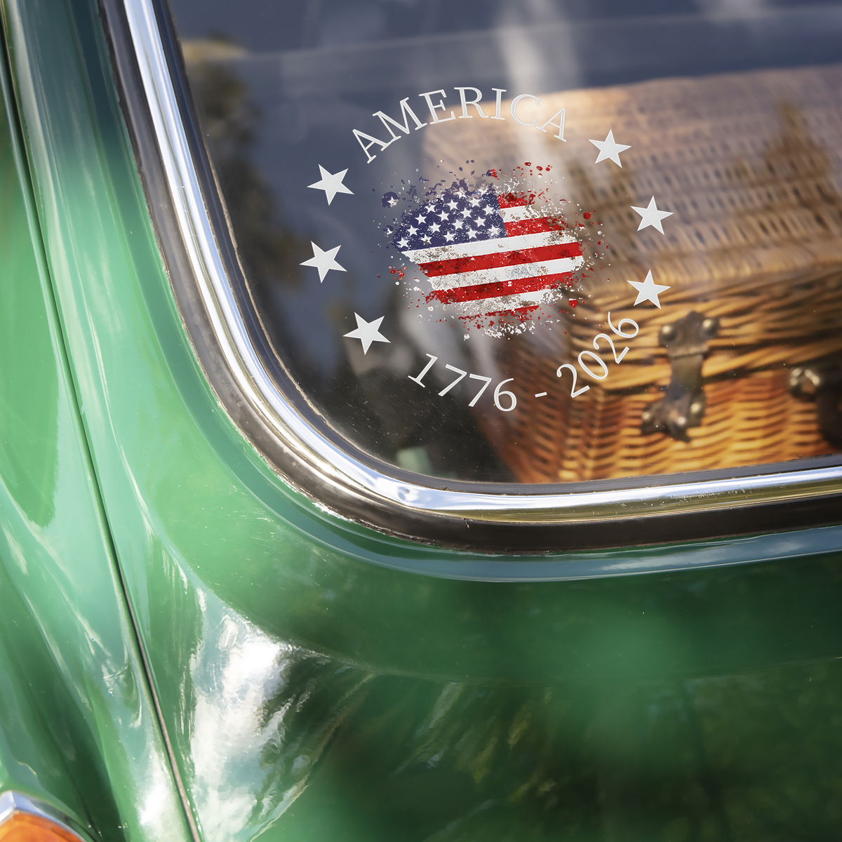 America 1776-2026 250 Years Anniversary Car Window Decal Sticker LM32 899467