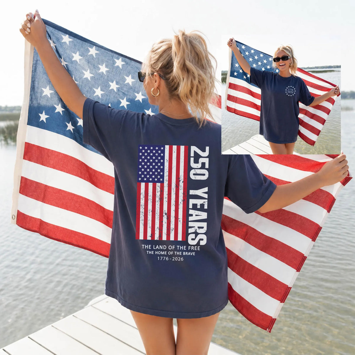 Vintage Style America 250th Anniversary Shirt - 1776-2026 - 4th of July Comfort Shirt HO82 902756