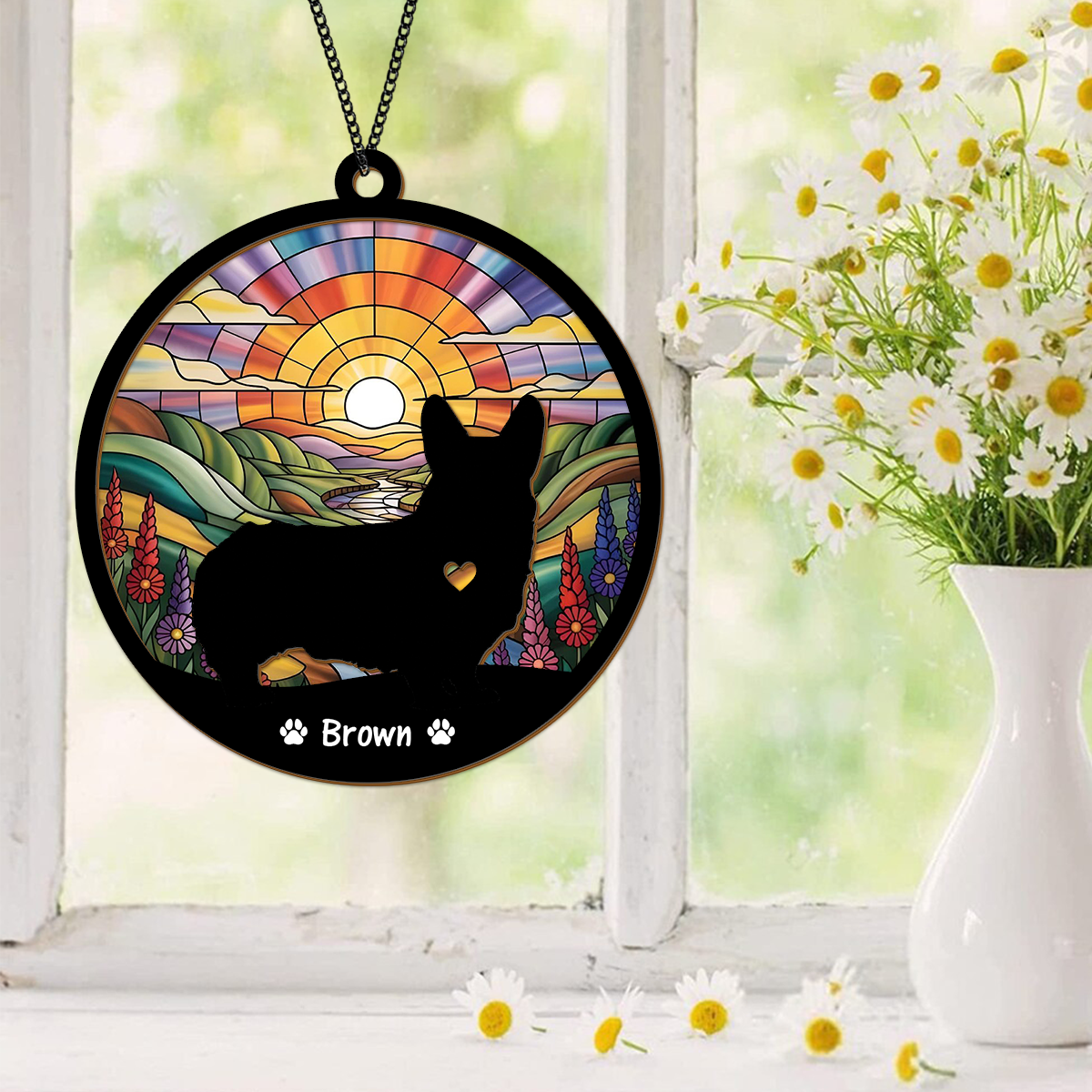 Custom Dog Memorial Suncatcher TH10 894223