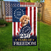 Custom Photo My Dog, Cat 250 Years 1776 2026 Patriotic American Garden Flag HO82 901196