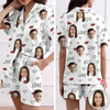 Custom Couple Photo Short Pajamas Matching Couple Clother, Valentine Gift CH07 895418
