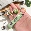 Personalized Memorial Photo Beaded Keyring In Loving Memory Gift, Memorial Keepsake Gift for Family LM32 669893