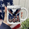 Faith, Family & Freedom 250 Years of America  Patriotic White Mug LM32 897359