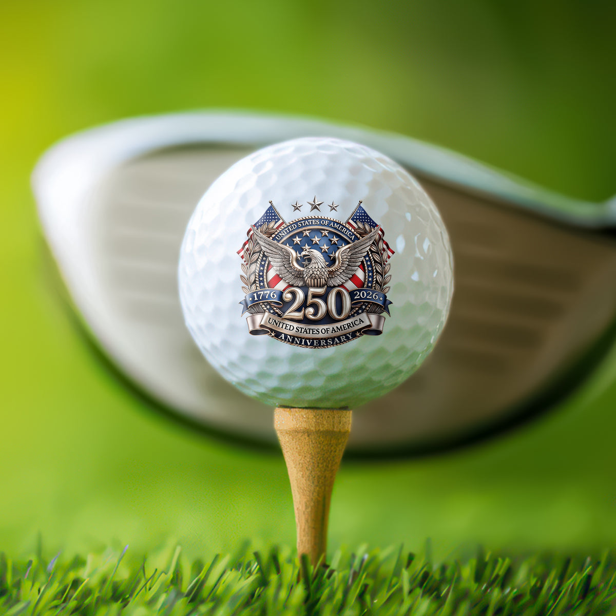 United States Of America Anniversary 250 Years Golf Ball TH10 169255