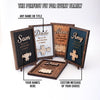 Personalized Father's Day Gift, You Are the Piece That Holds Us Together Wooden Plaque LM32 668999