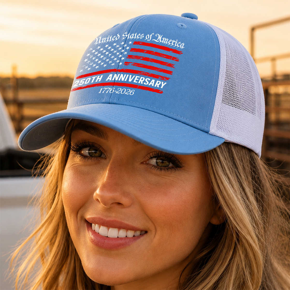 United States Of America 250th Anniversary Trucker Hat TH10 170269